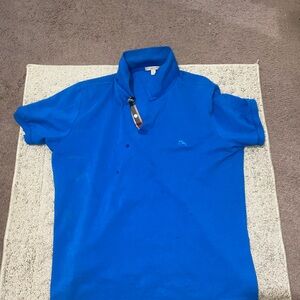 Burberry Blue Polo Shirt